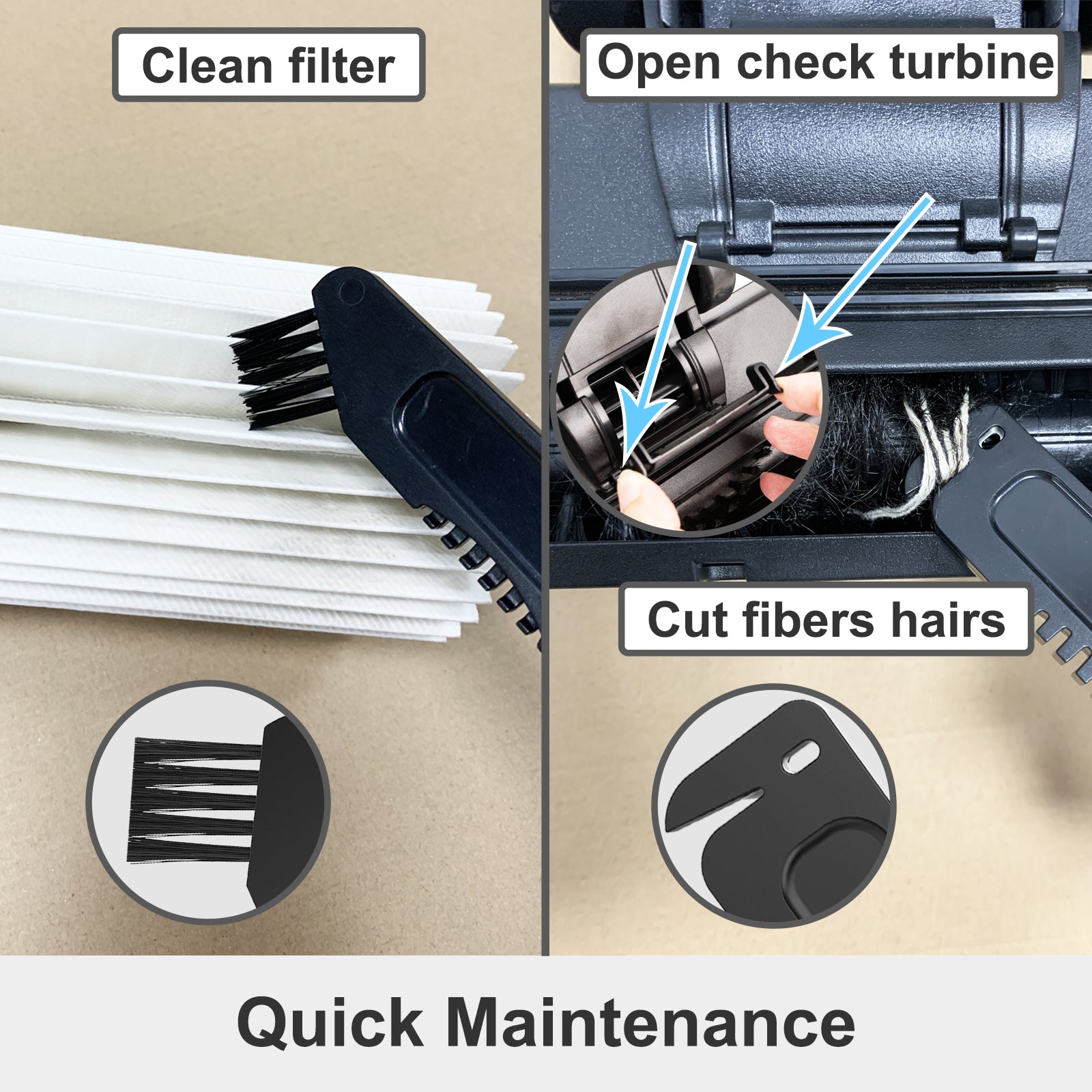 Turbo Brush for Miele Canister Vacuums