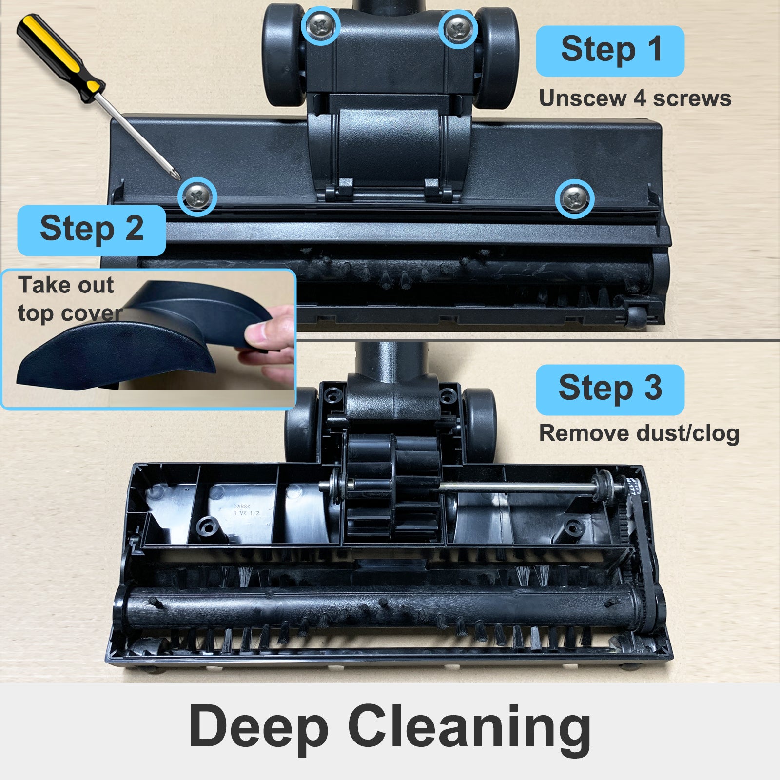 Turbo Brush for Miele Canister Vacuums