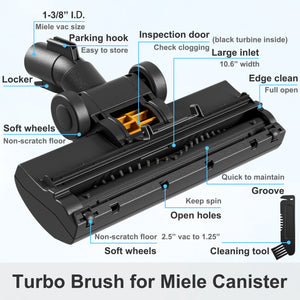 Turbo Brush for Miele Canister Vacuums