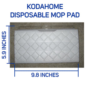 Kodahome Mop Pad Replacement for Shark VACMOP - White 36 pcs