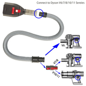 Pet Brush Vacuum Attachment Compatible with Dyson V15 V11 V10 V8 V7 V6 Series